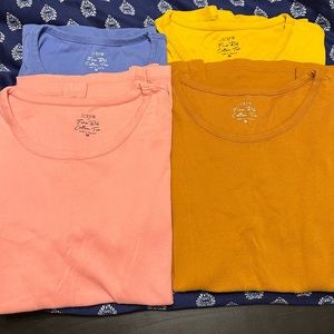 Bundle of J. Crew short sleeve T-shirts